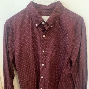 American Eagle, Mens long sleeve shirt, size large, button down style